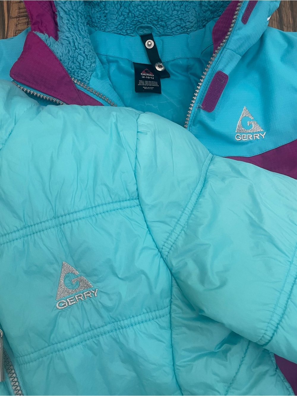 Gerry 4pc snow SET coat jacket bibs girl 10-12 - Picture 4 of 11